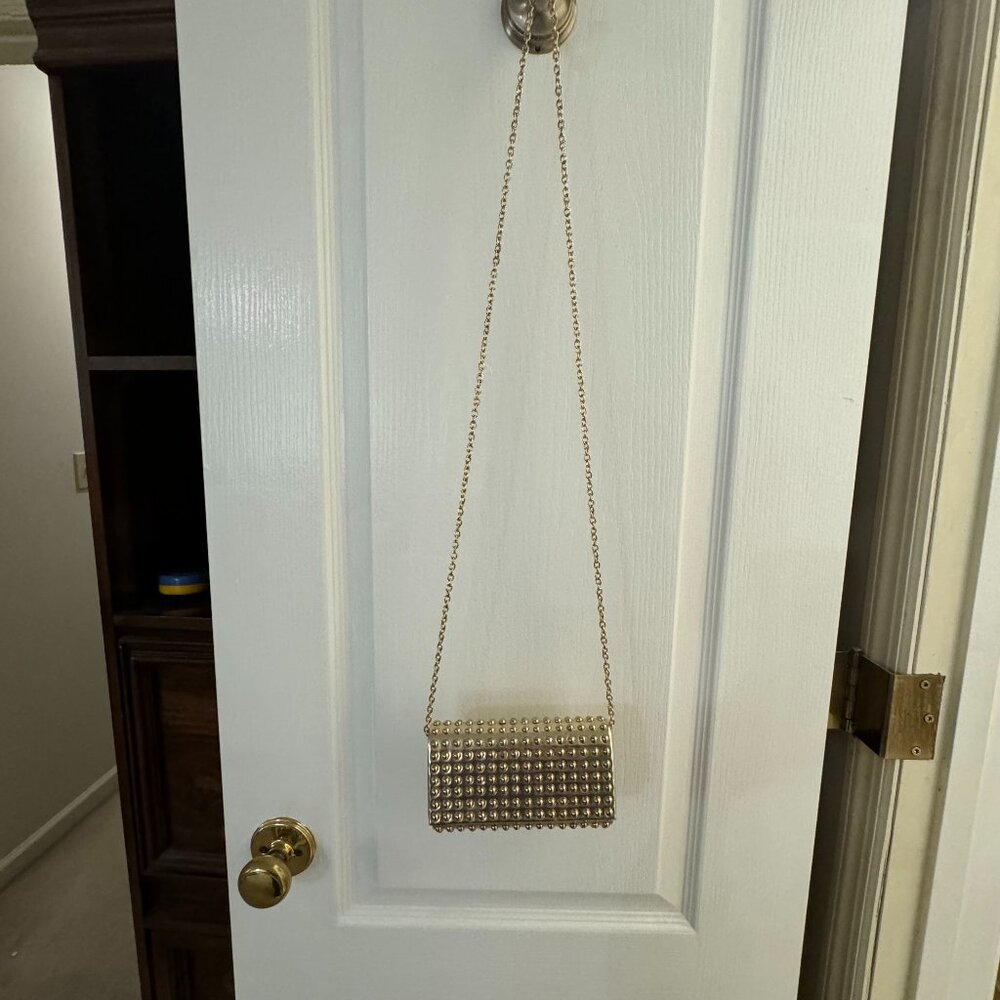 RSVP Gold Evening or Crossbody Bag EUC